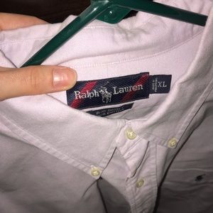 Pink Ralph Lauren button-up size XL